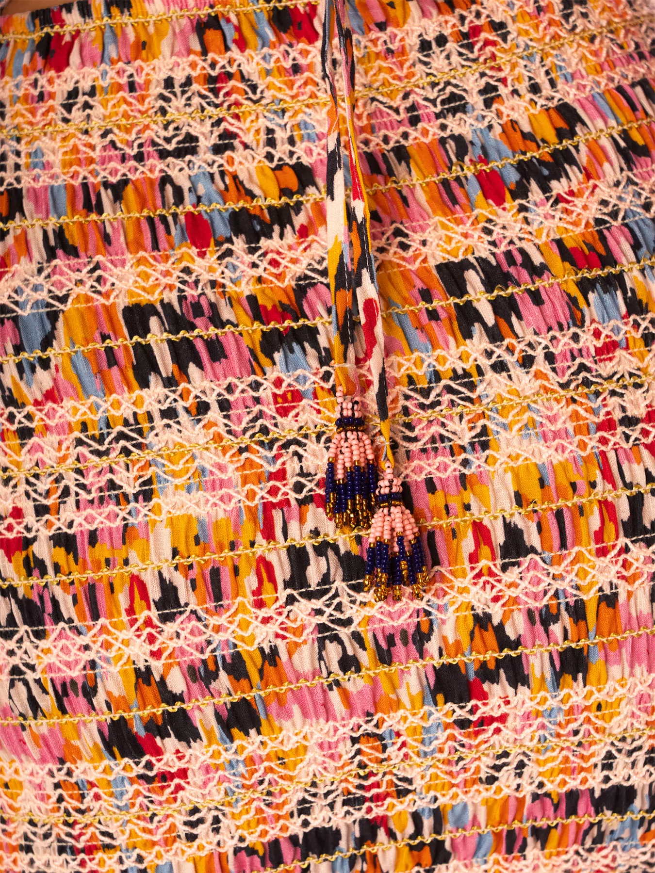 Różowy, wielobarwny Sukienka plażowa Maaji Prism Cat PT2689CS - zdjęcie 5