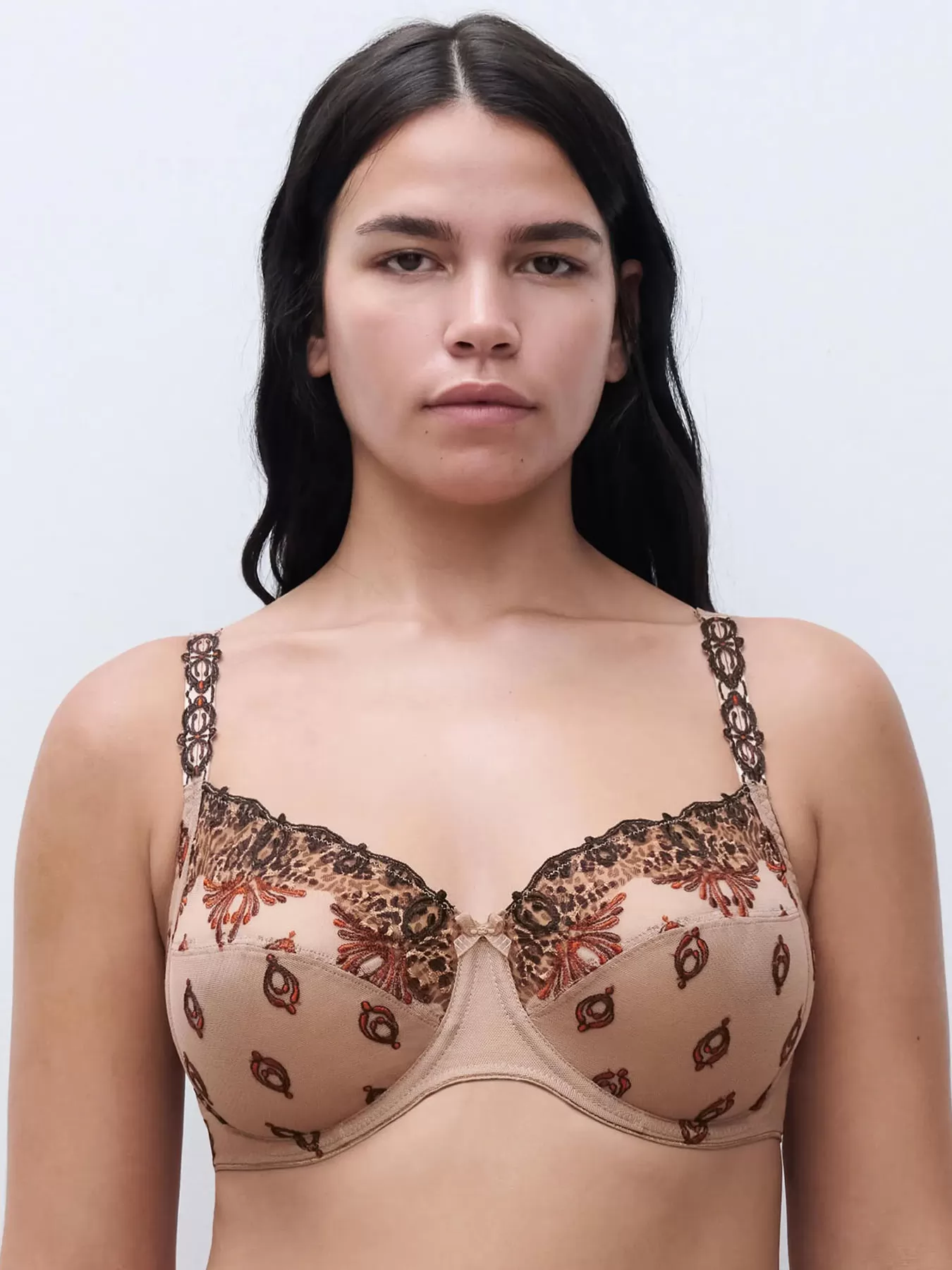 Beżowy, brązowy Biustonosz Chantelle Champs Elysees C26010 - zdjęcie 1