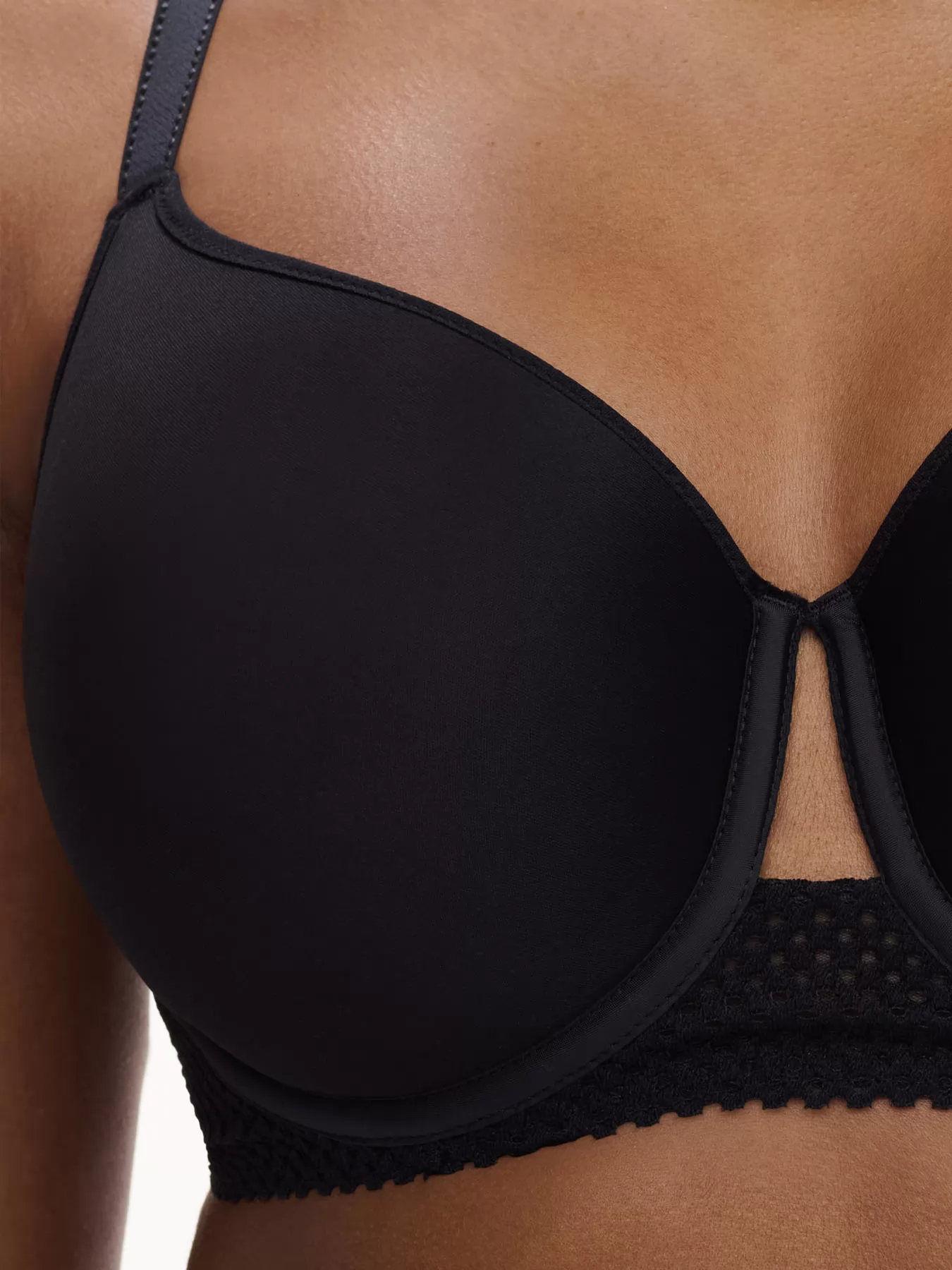 Czarny Biustonosz memory Chantelle Pulp Play C22AN1 - zdjęcie 3