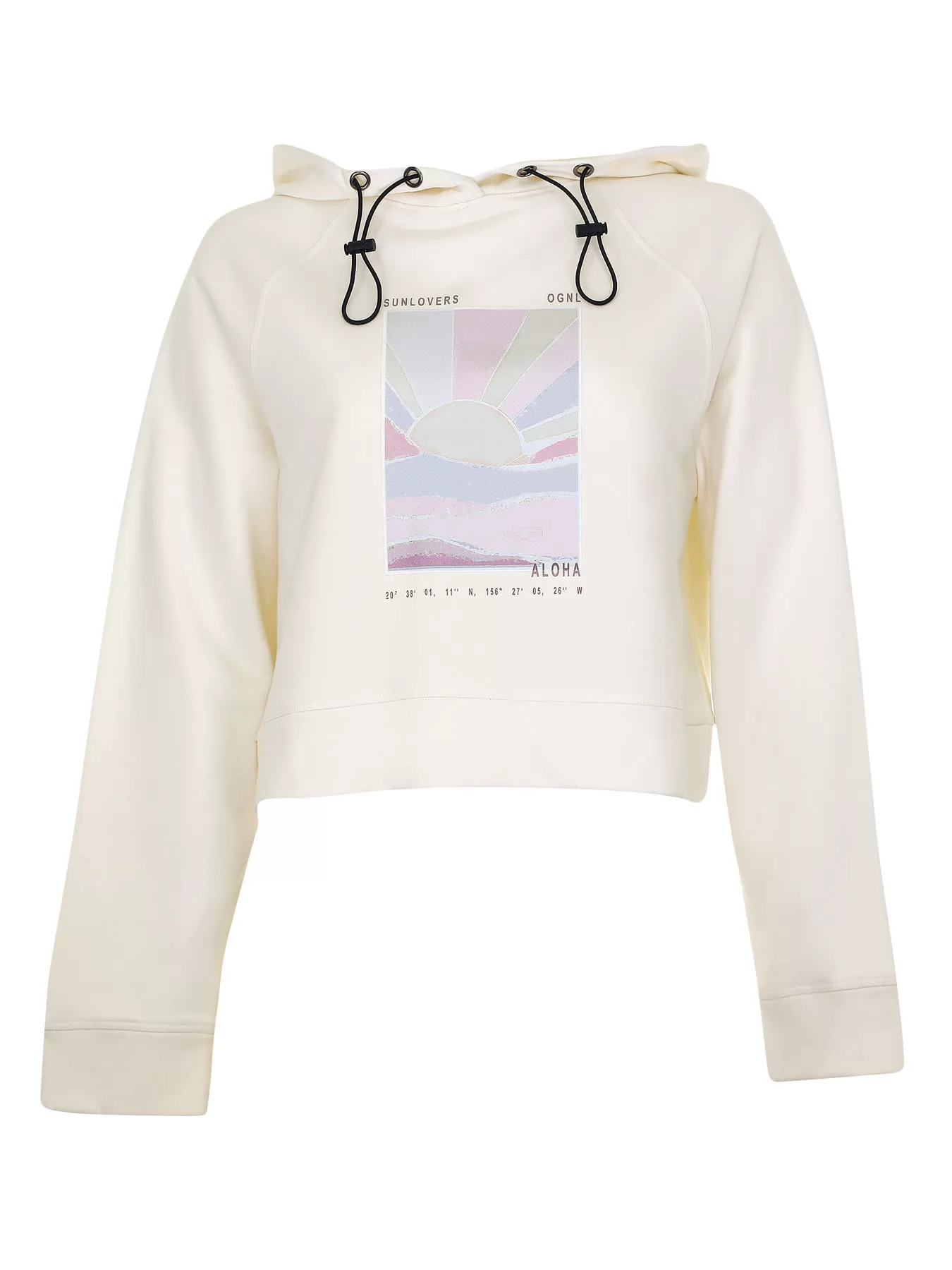 Kremowy Bluza z kapturem Olympia 33685 - zdjęcie 1