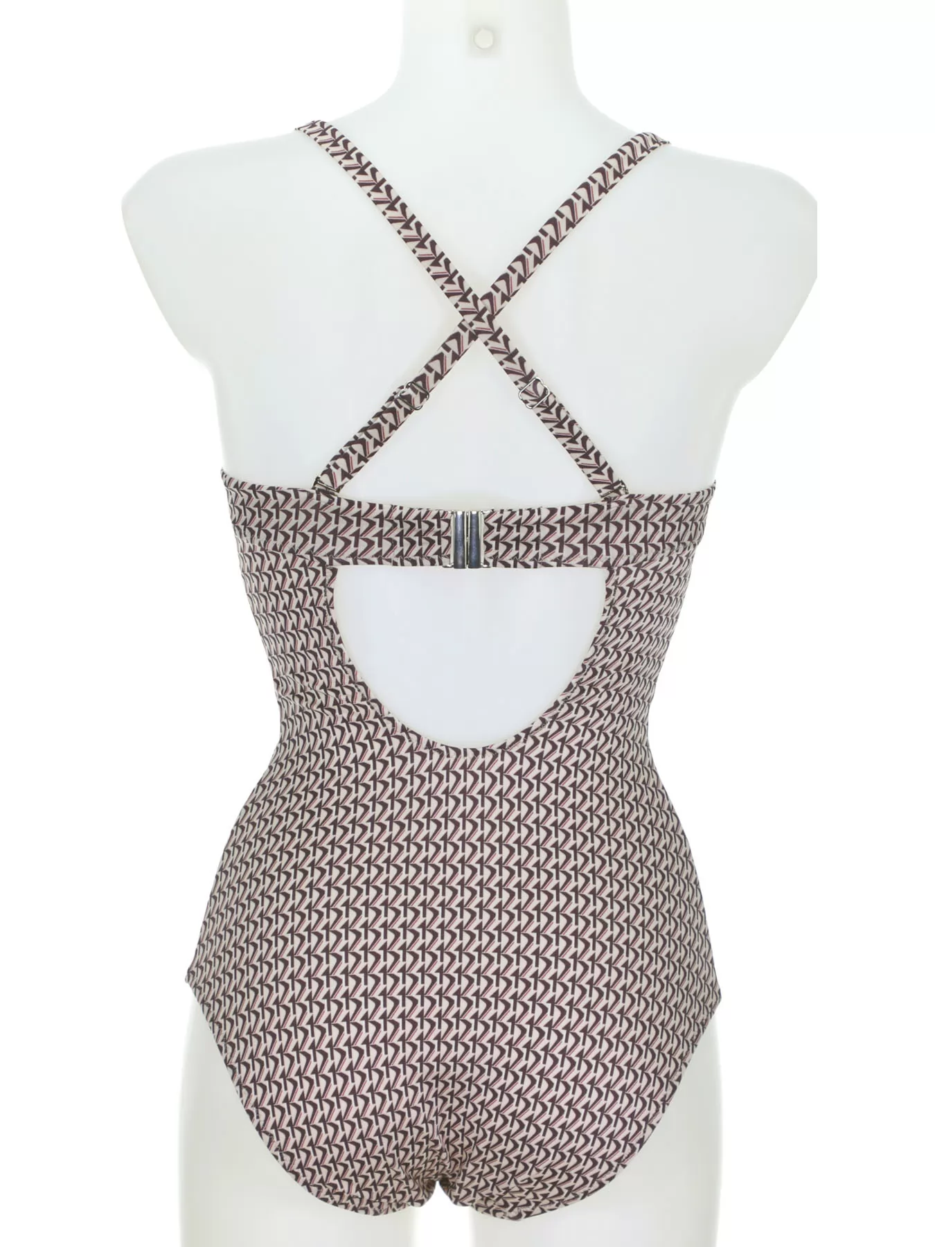 Beżowy, brązowy Kostium kąpielowy Olympia 32014 - zdjęcie 2