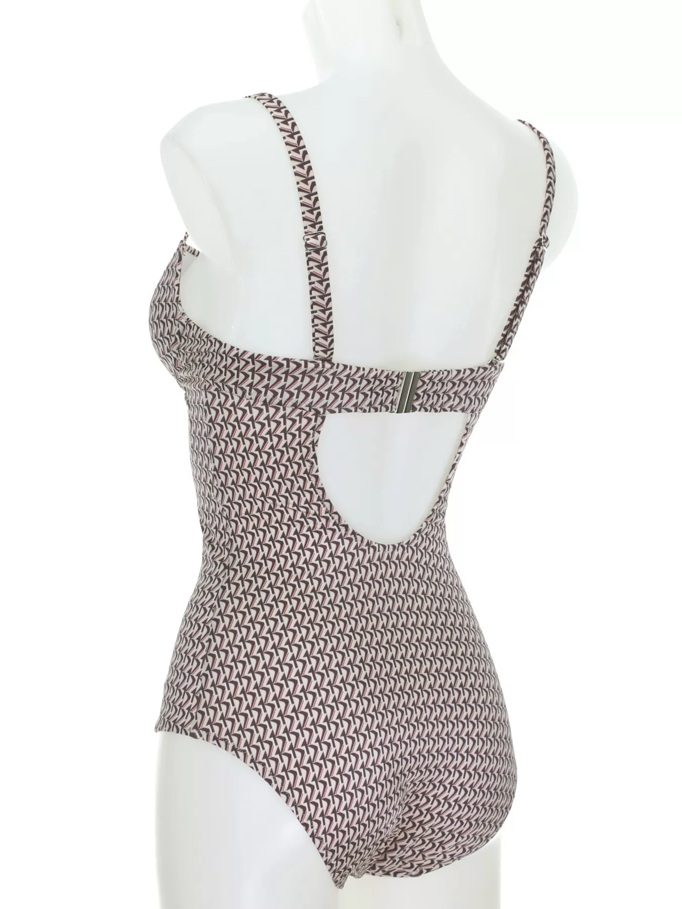 Beżowy, brązowy Kostium kąpielowy Olympia 32014 - zdjęcie 4