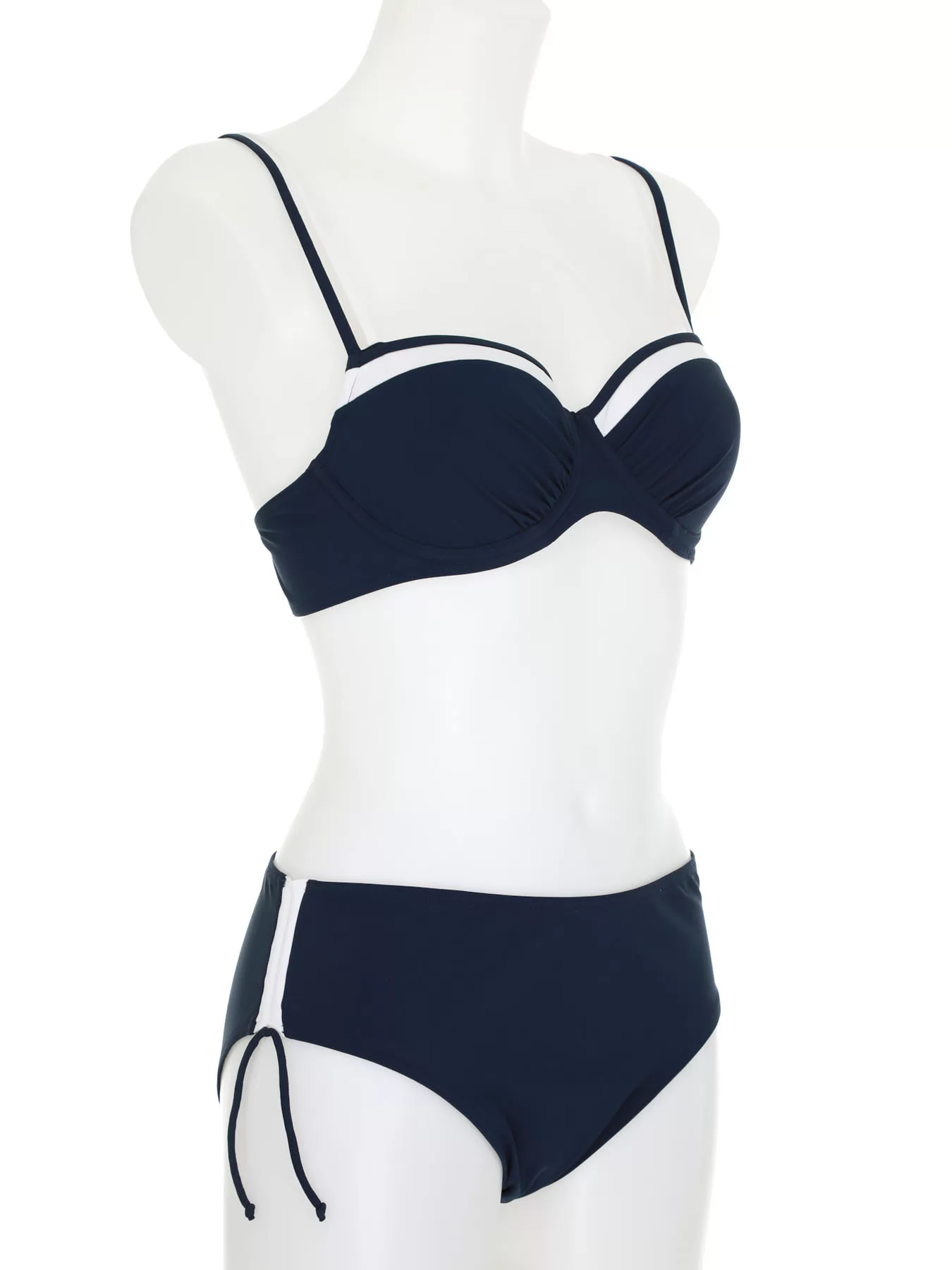 Biały, granatowy Kostium kąpielowy Sunflair 71020 - zdjęcie 3