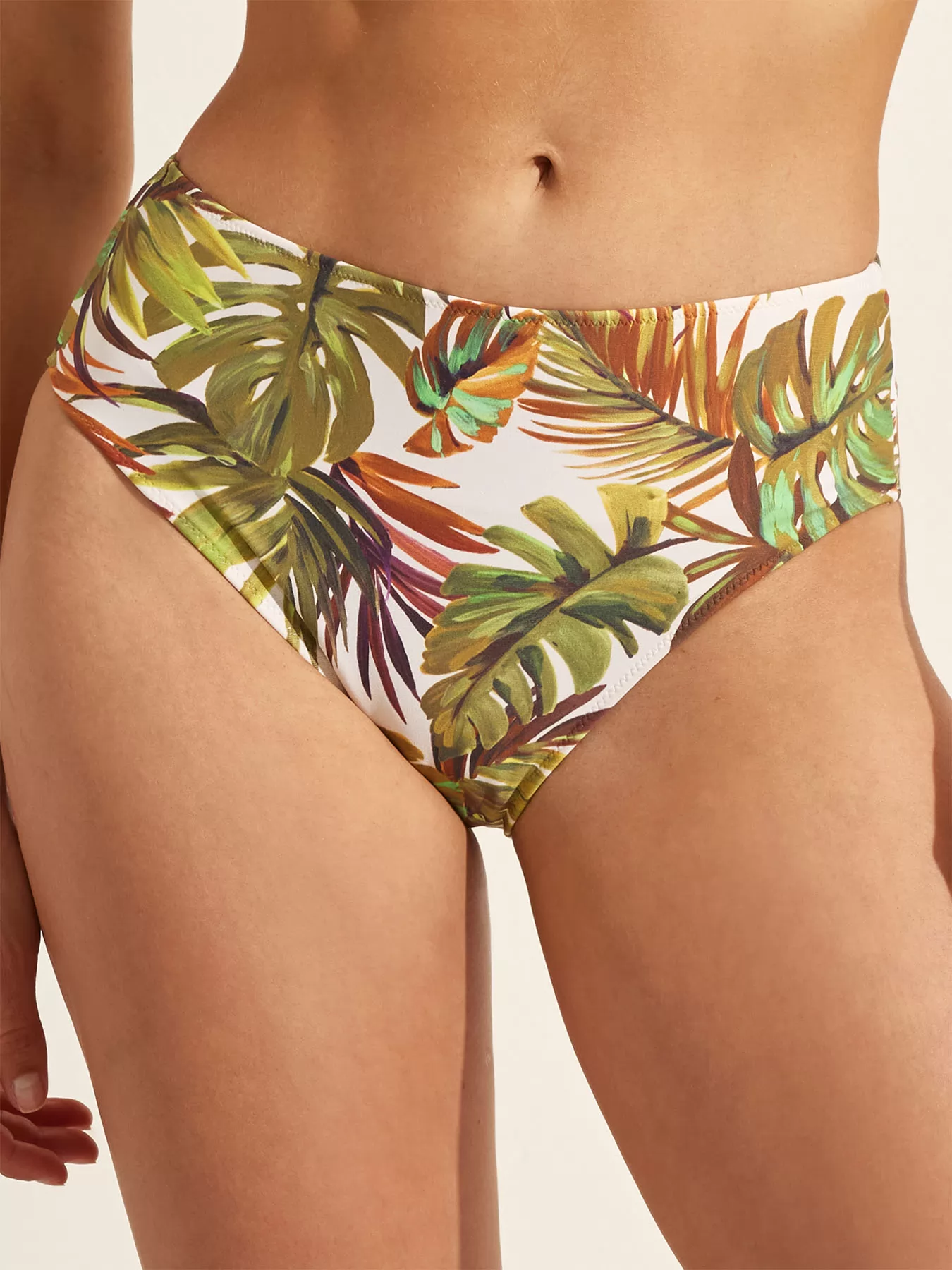 Biały, wielobarwny, zielony Dół od kostiumu Selmark BN003 - zdjęcie 1