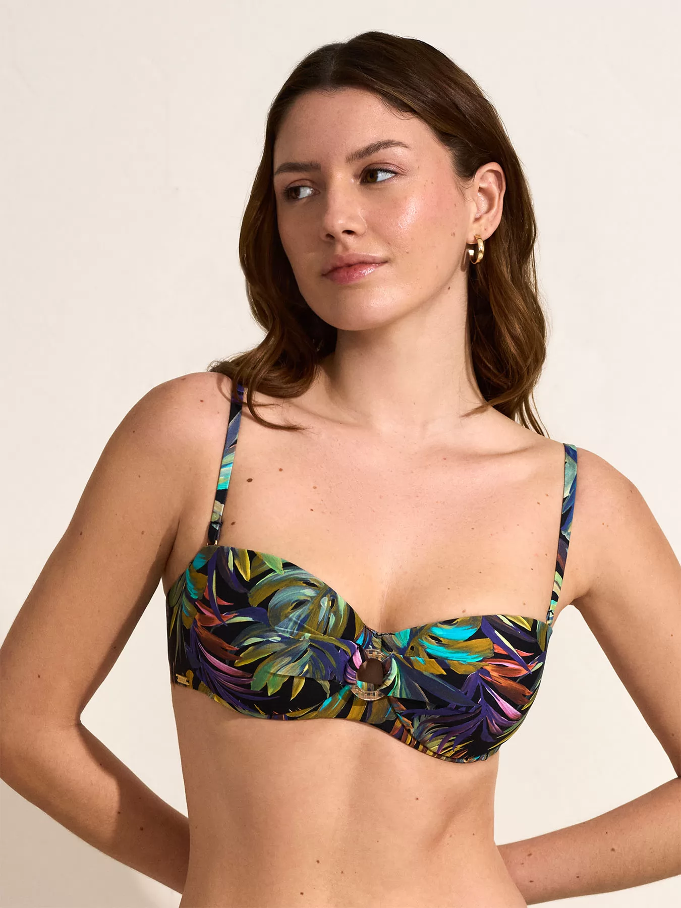 Czarny, wielobarwny, zielony Góra od kostiumu Selmark BN016 - zdjęcie 3