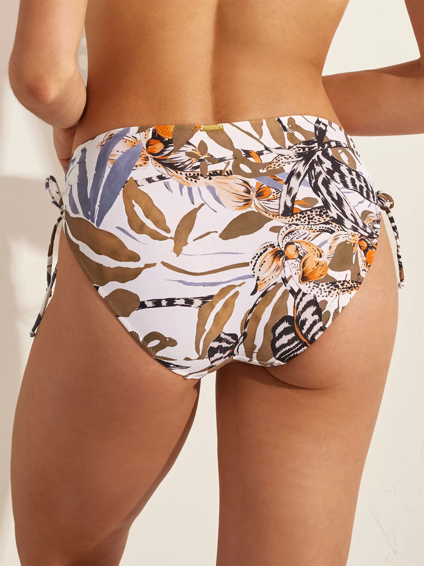 Brązowy, niebieski Dół od kostiumu Selmark BL903 - zdjęcie 2