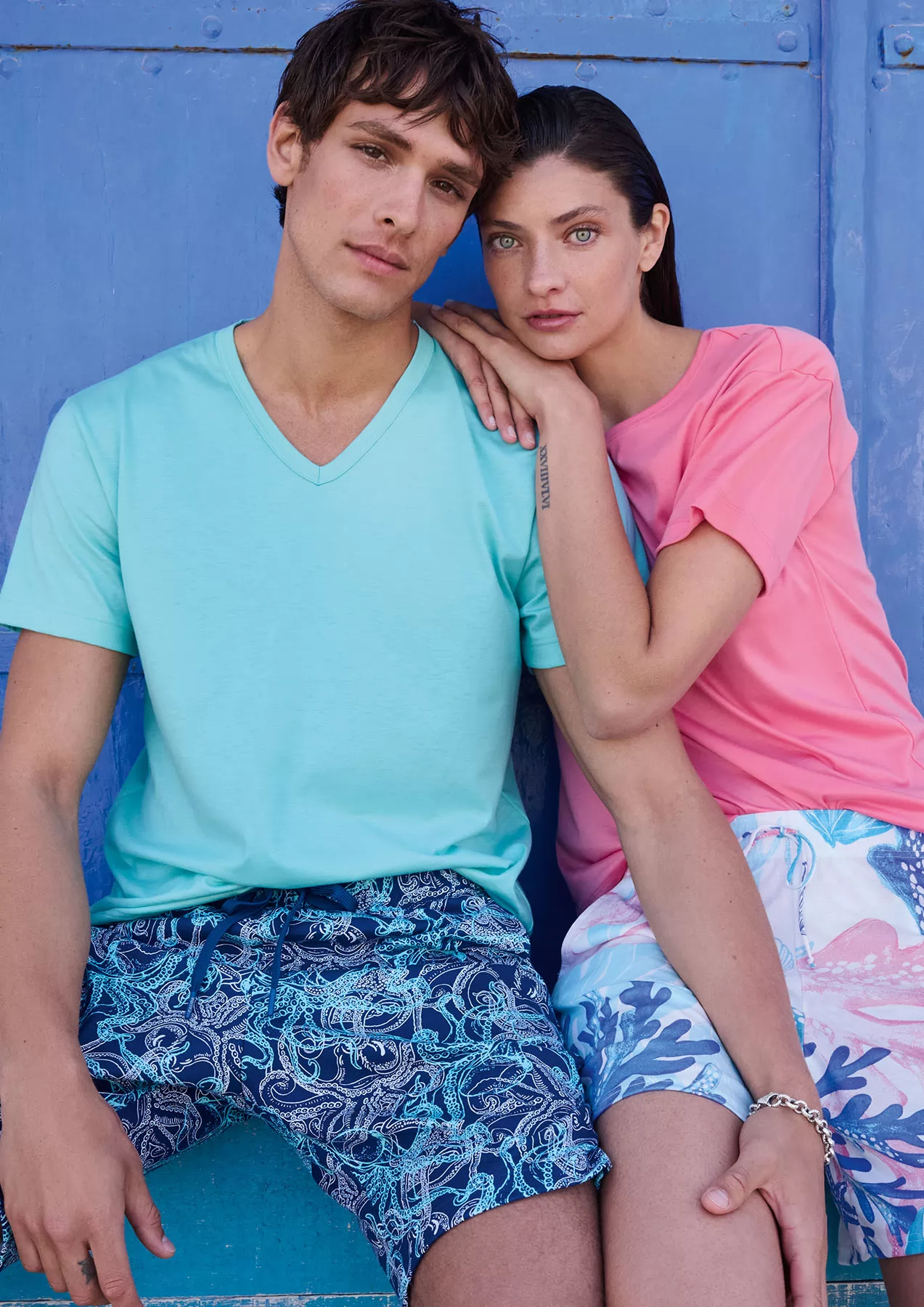 Granatowy, niebieski Bokserki męskie Calida Cotton Choice 24389 - zdjęcie 4