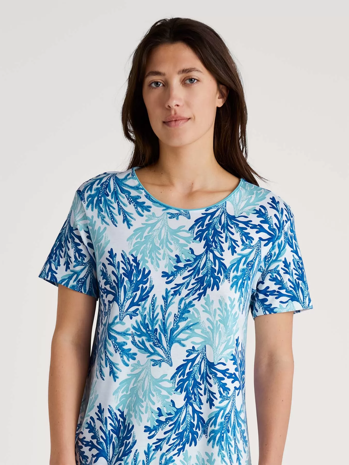 Niebieski Koszula nocna Calida Coastal Dreams 34157 - zdjęcie 3