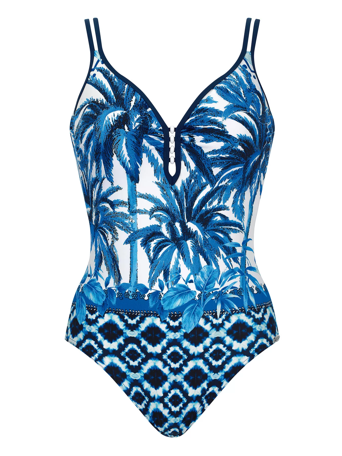 Granatowy, niebieski Kostium kąpielowy Sunflair 72017 - zdjęcie 5