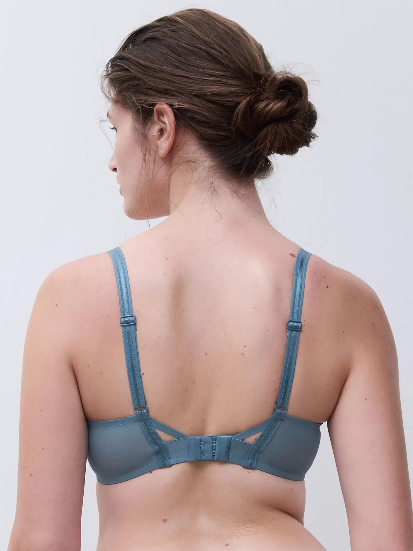 Niebieski Biustonosz balkonetka Chantelle Pulp Crush C22MM5 - zdjęcie 2