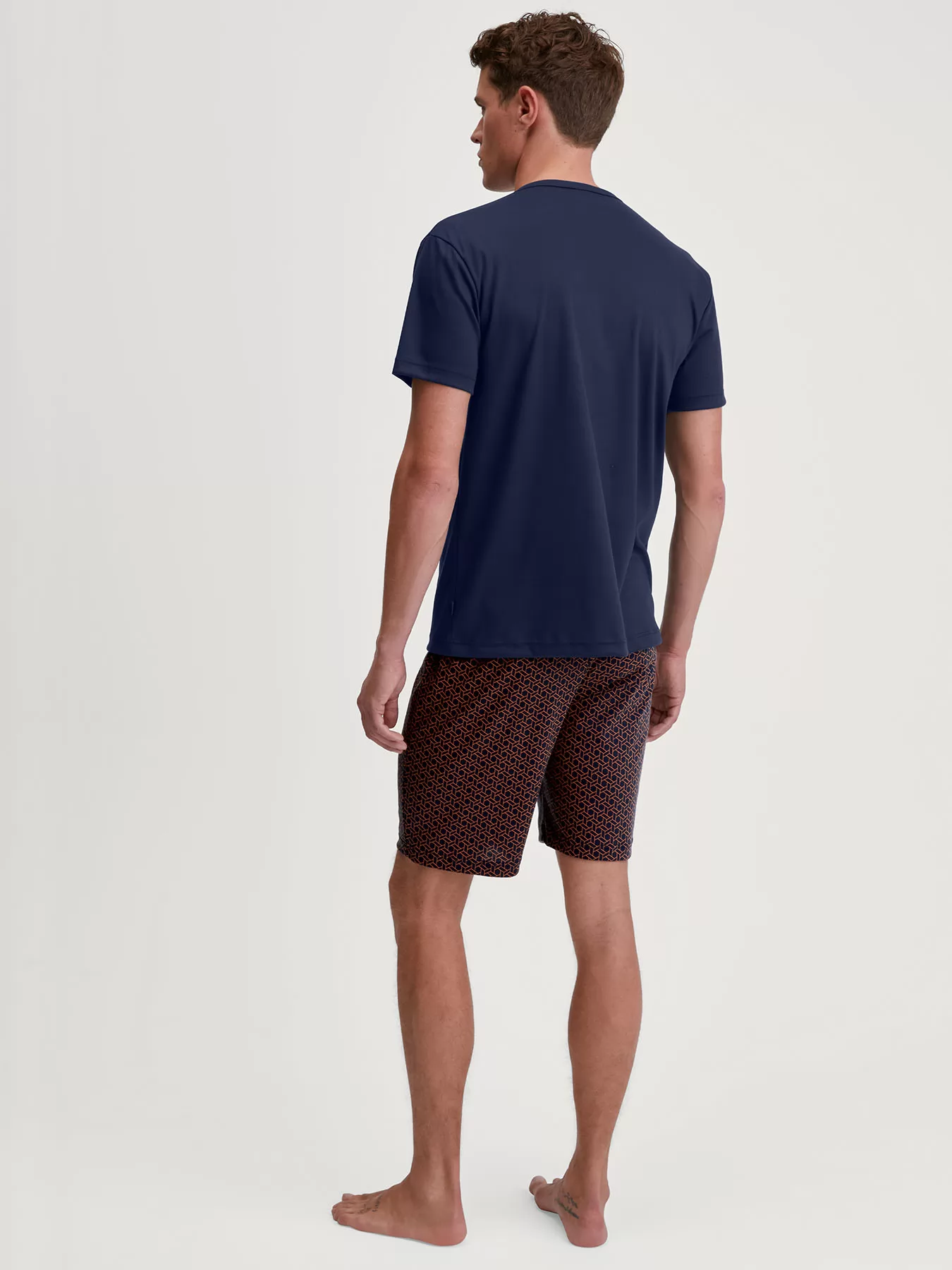 Granatowy Piżama męska Calida Relax Choice 46681 - zdjęcie 2