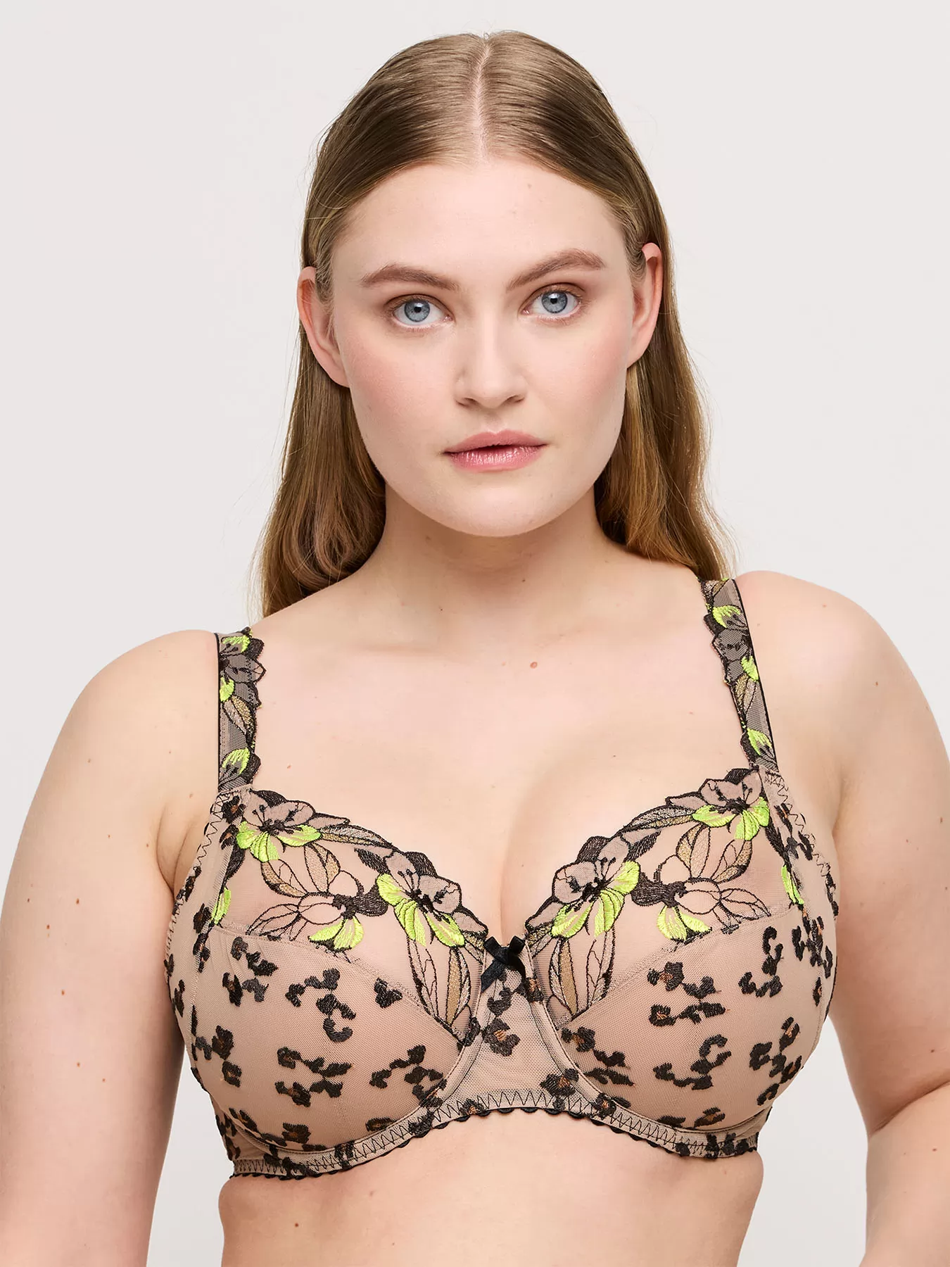 Beżowy, czarny, zielony Biustonosz PrimaDonna Manali 163570 - zdjęcie 4