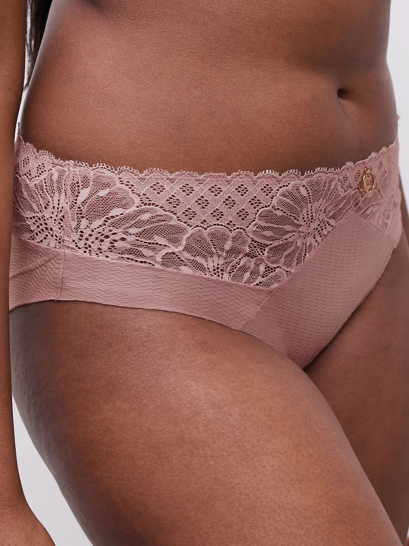 Pudrowy róż, różowy Figi Chantelle Sublime 19WC5 - zdjęcie 3