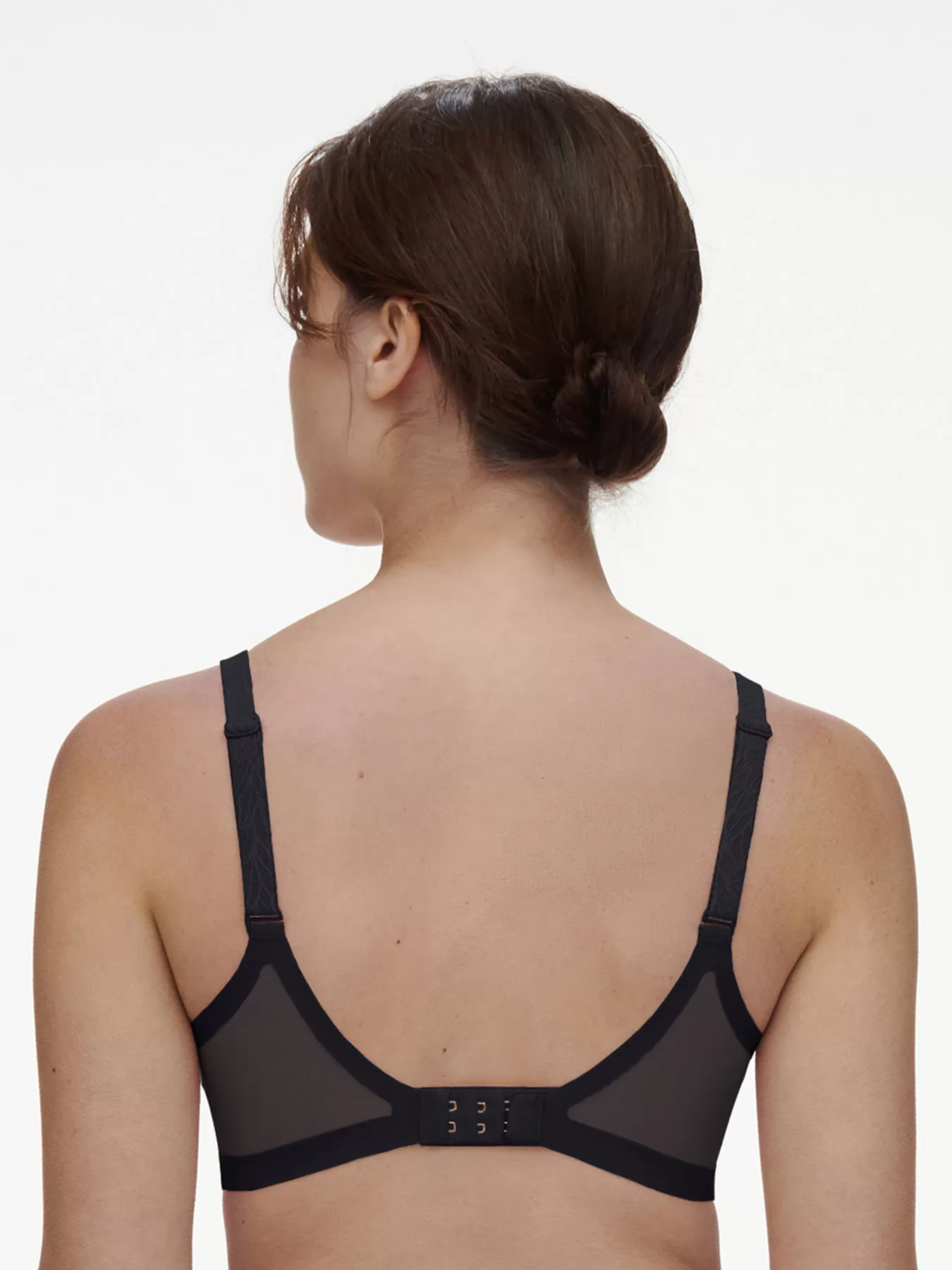 Czarny Biustonosz Chantelle Pure Lace C18IM1 - zdjęcie 2