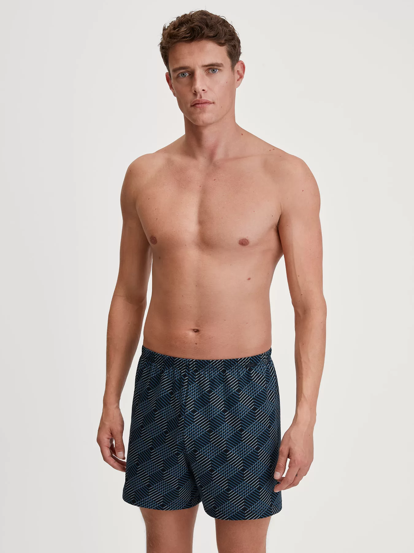 Granatowy Bokserki męskie Calida Cotton Choice 24389 - zdjęcie 4