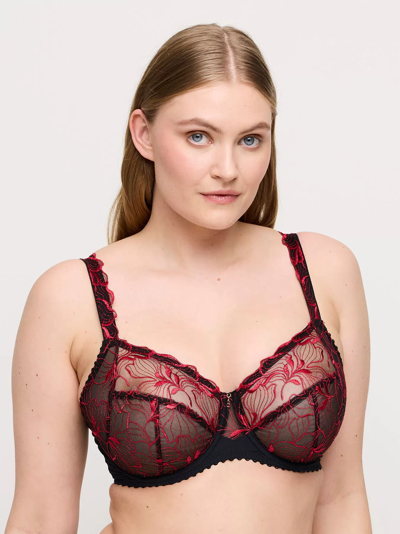 Czarny, czerwony Biustonosz PrimaDonna Springdale 163470 - zdjęcie 1