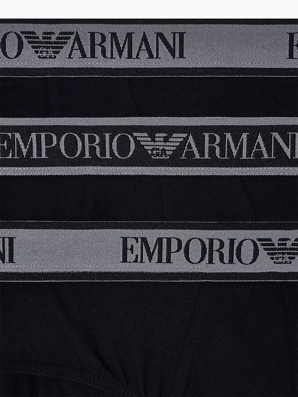 Czarny, szary Slipy męskie 3PACK Emporio Armani M000258AF10779 - zdjęcie 5