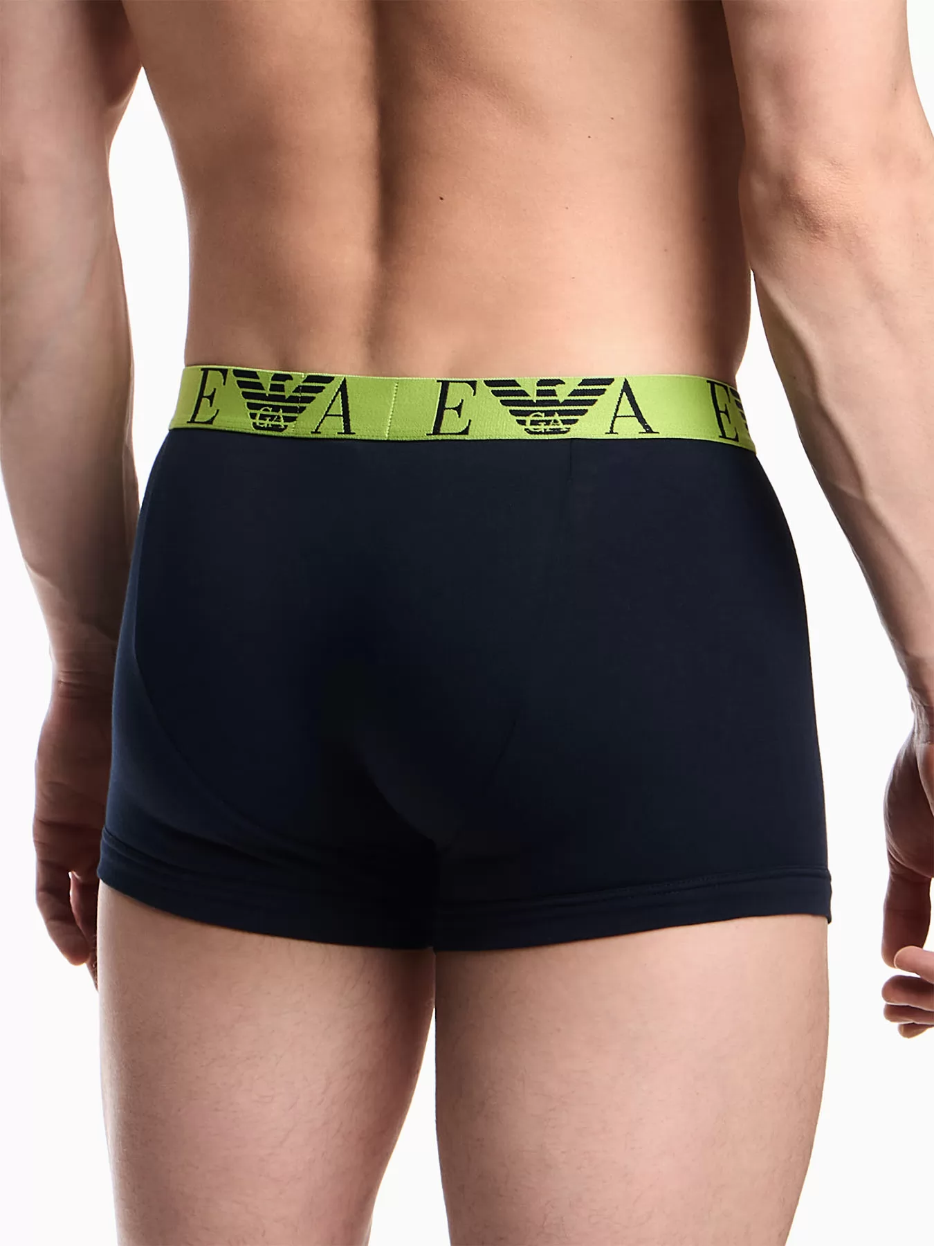 Czarny, zielony Bokserki męskie 3PACK Emporio Armani M000259AF10778 - zdjęcie 5