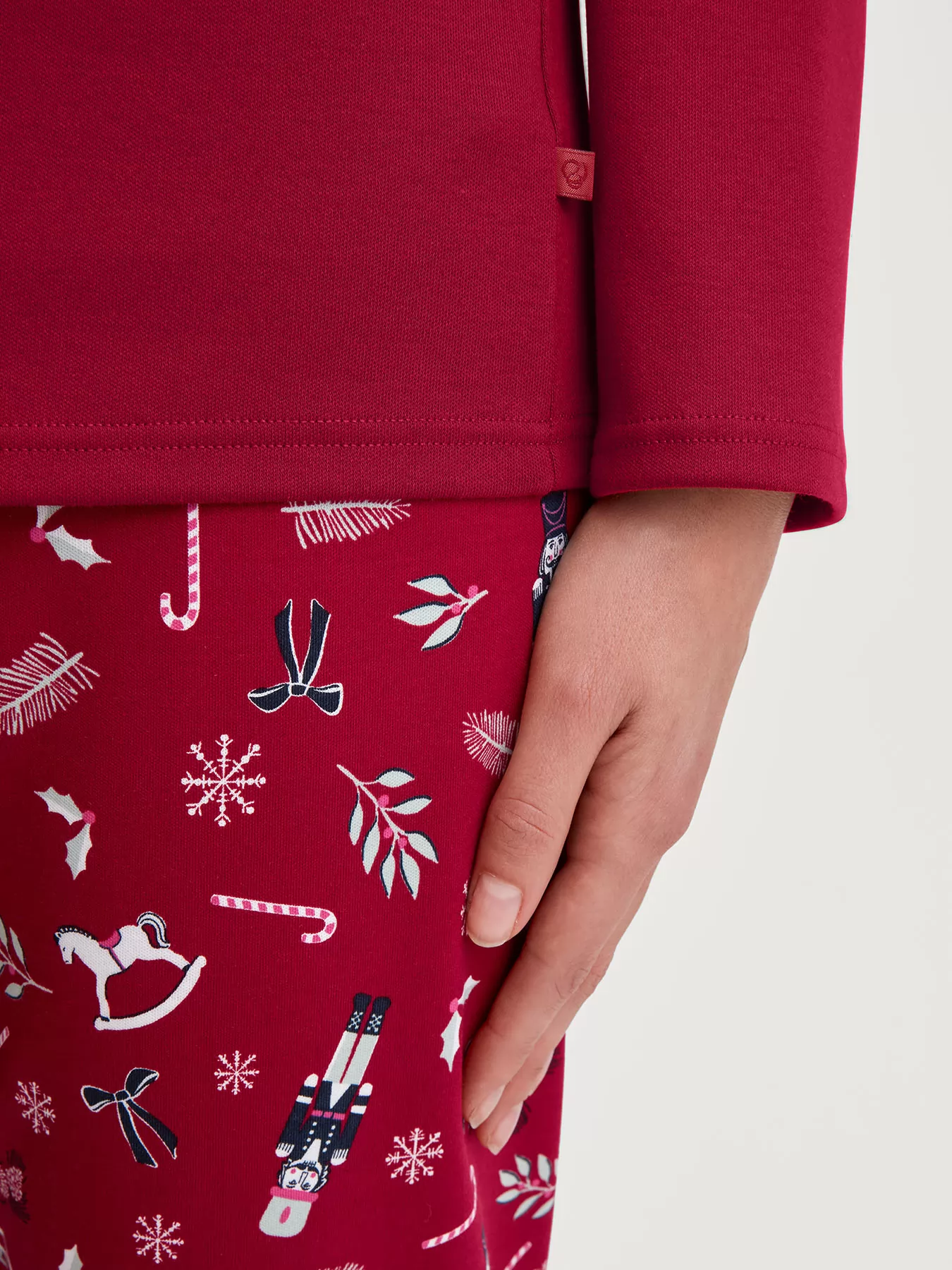 Czerwony Piżama damska Calida Family and Friends 41295 - zdjęcie 3