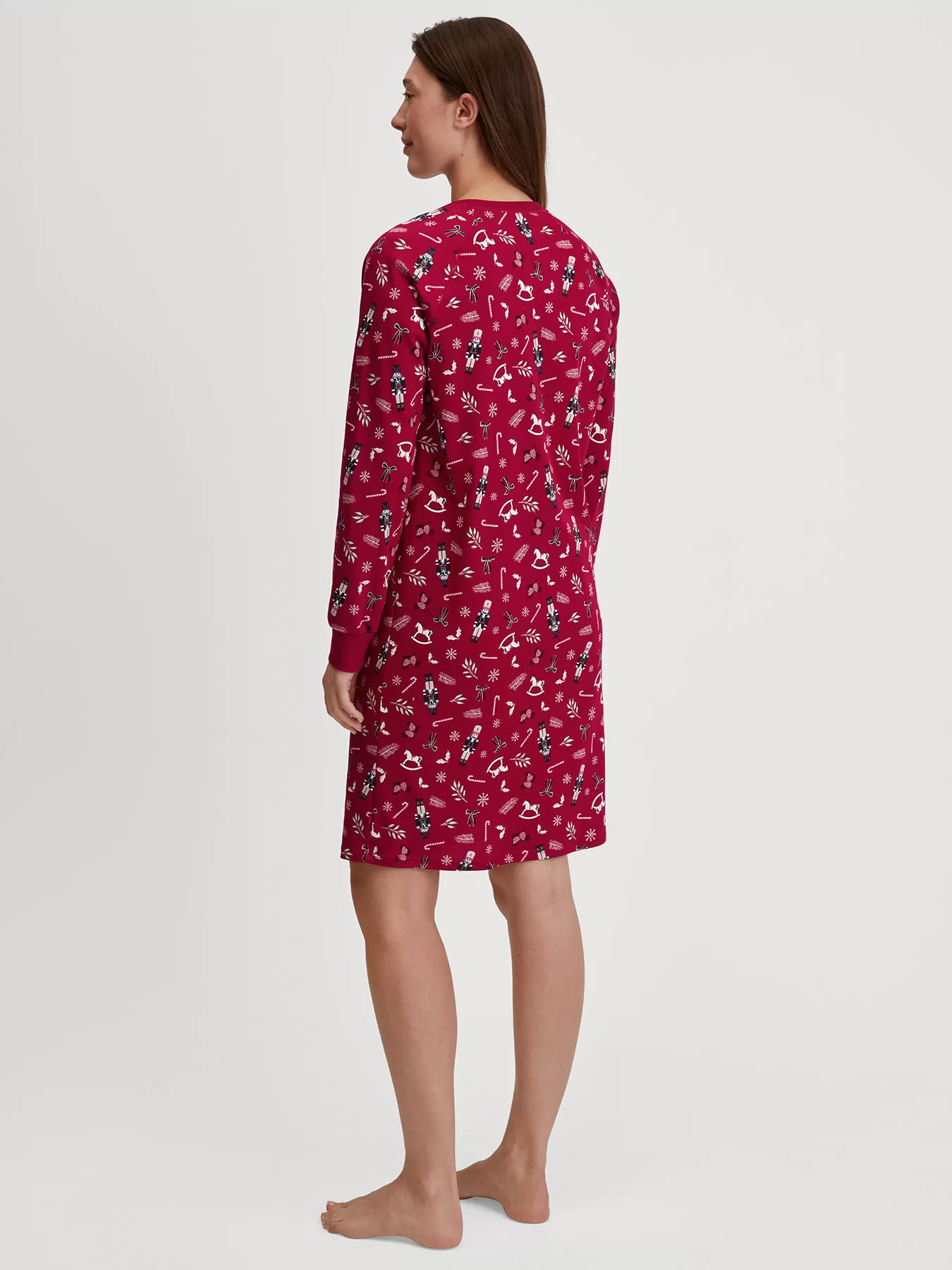 Czerwony Koszula nocna Calida Family and Friends 31395 - zdjęcie 2