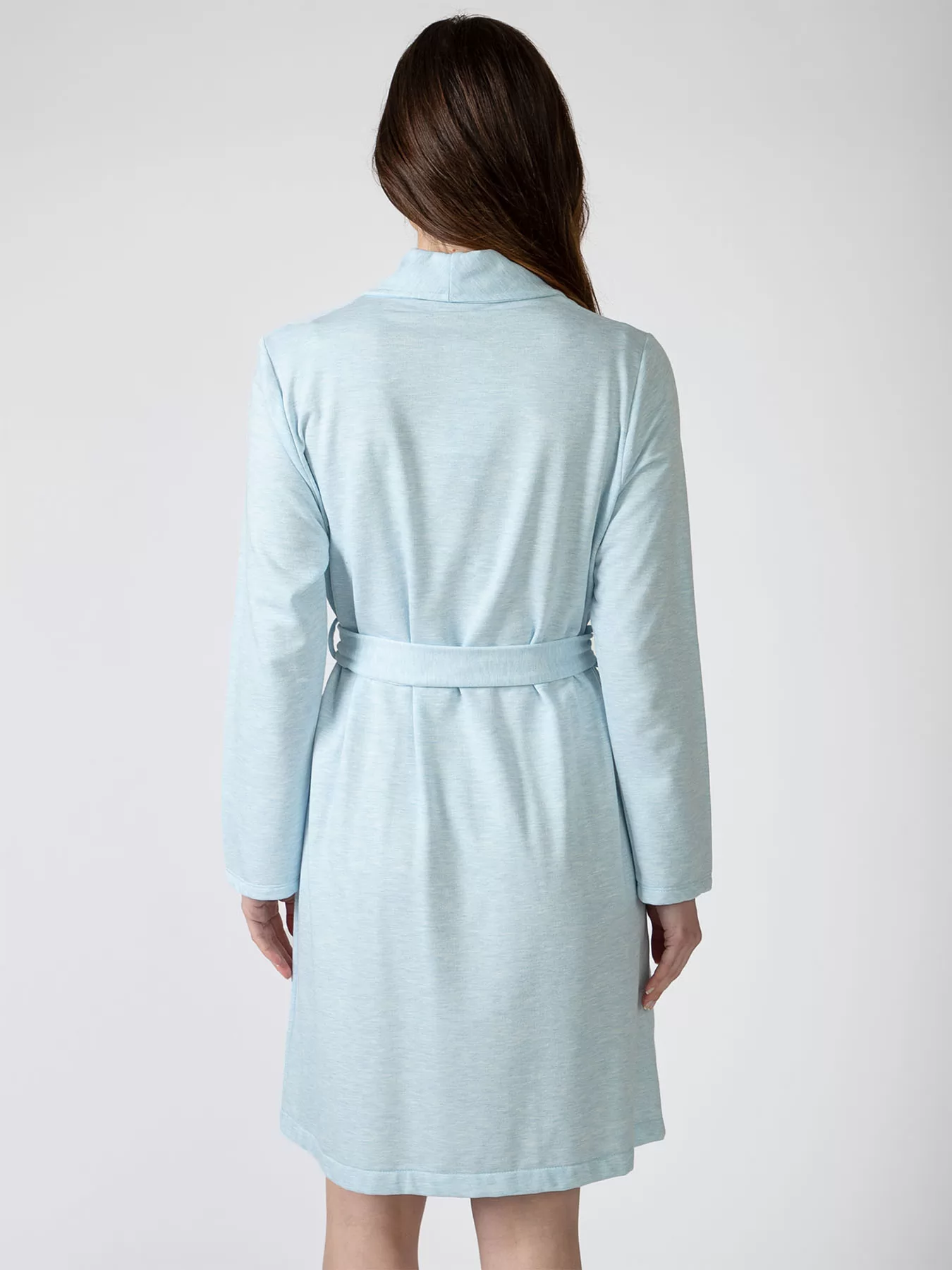 Niebieski Szlafrok damski Massana 756254 - zdjęcie 2