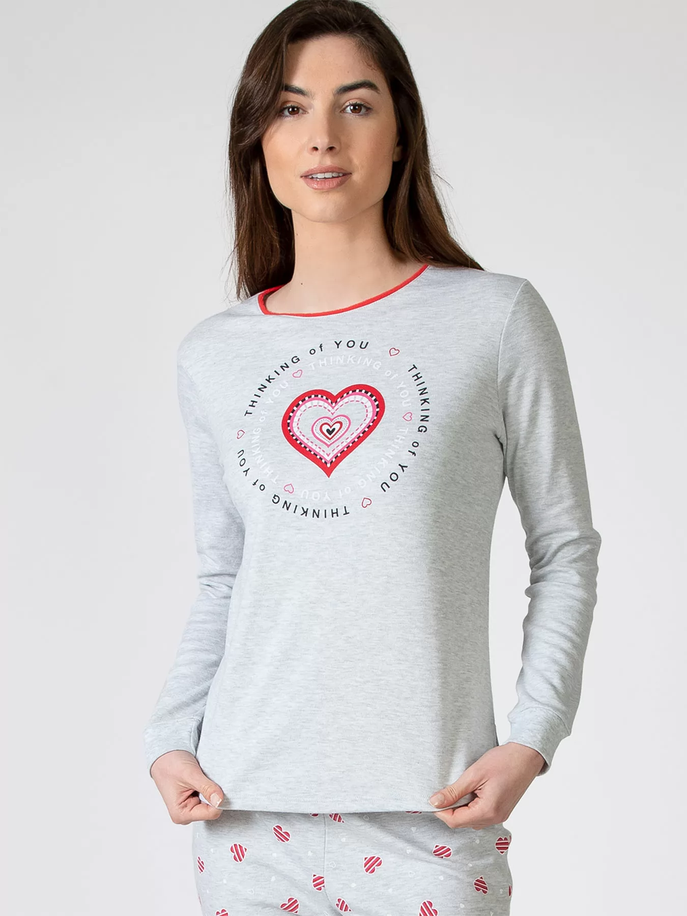 Szary Piżama damska Massana 751206 - zdjęcie 3