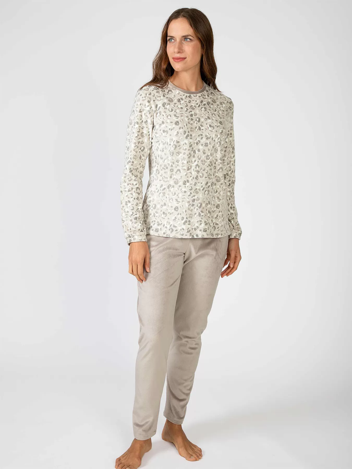 Beżowy, kremowy Piżama damska Massana 751258 - zdjęcie 1