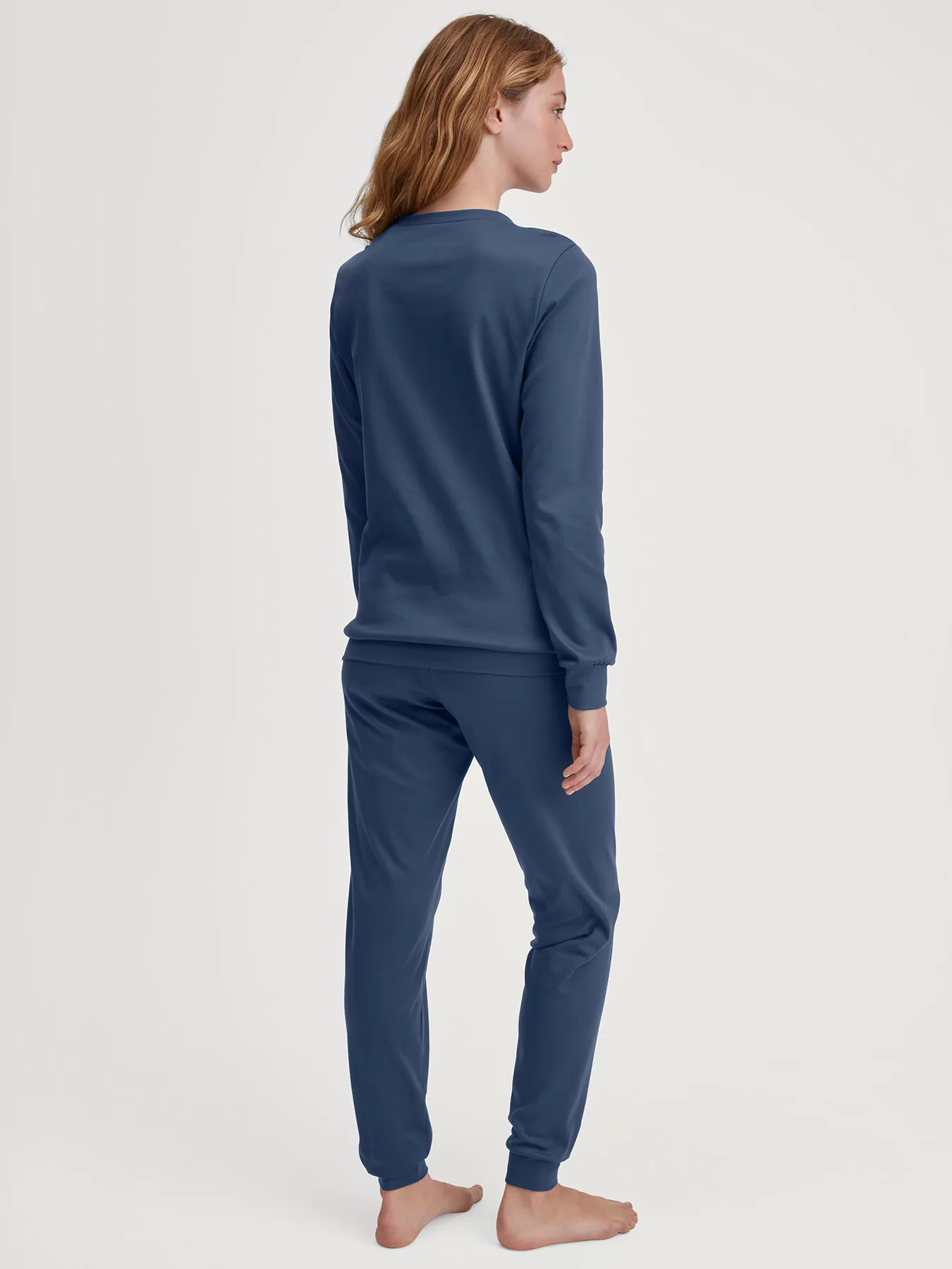 Granatowy, niebieski Piżama damska Calida Ski Resort 45050 - zdjęcie 2