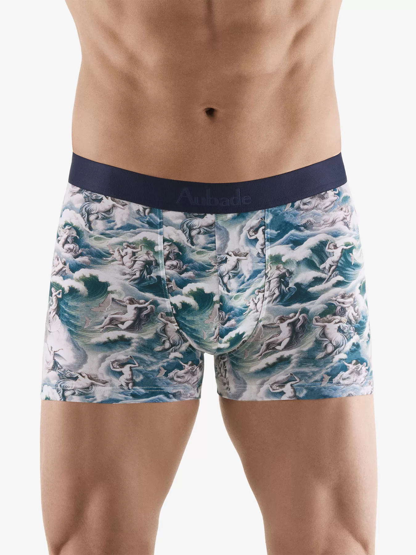 Biały, niebieski, wielobarwny Bokserki męskie Aubade Homme XB78T - zdjęcie 1