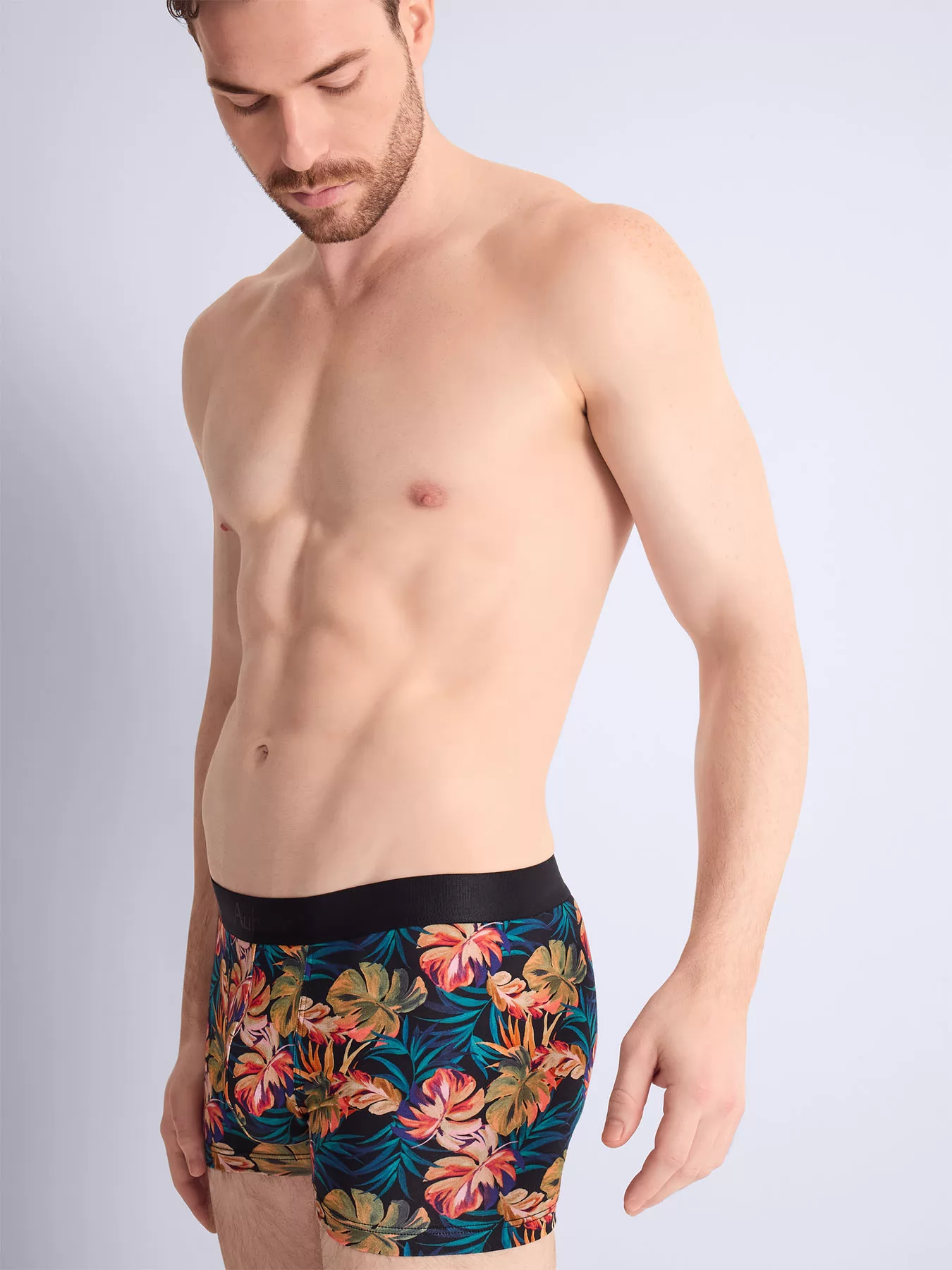 Czerwony, wielobarwny, zielony Bokserki męskie Aubade Homme XB78T - zdjęcie 3