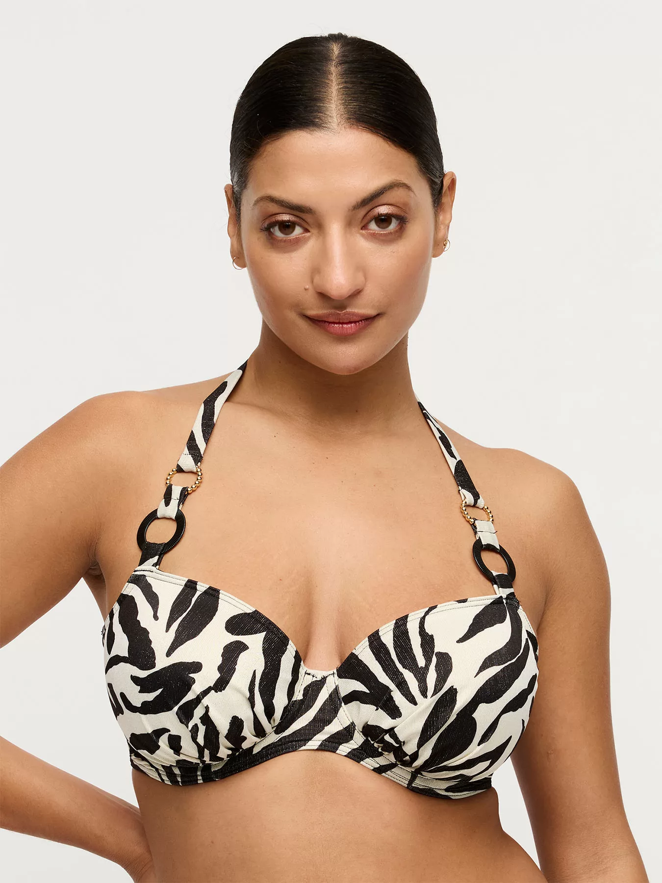 Czarny, kremowy Góra od kostiumu Primadonna Dalice 4014110 - zdjęcie 3