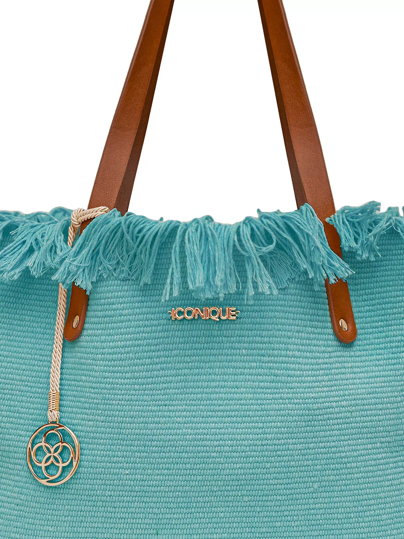 Niebieski Torba plażowa Iconique Calypso 26-B01 - zdjęcie 3