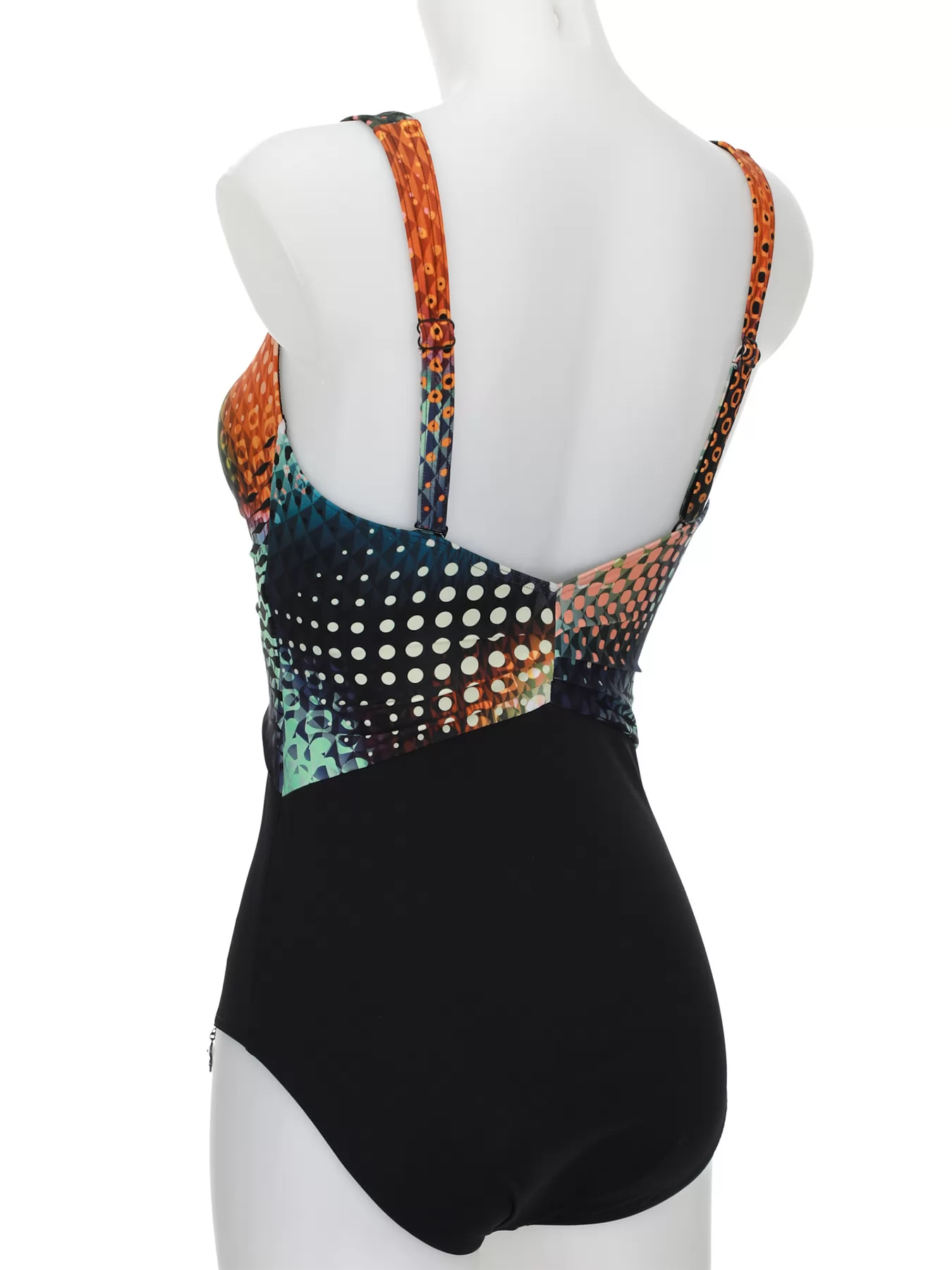 Czarny, wielobarwny Kostium kąpielowy Opera 62612 - zdjęcie 4
