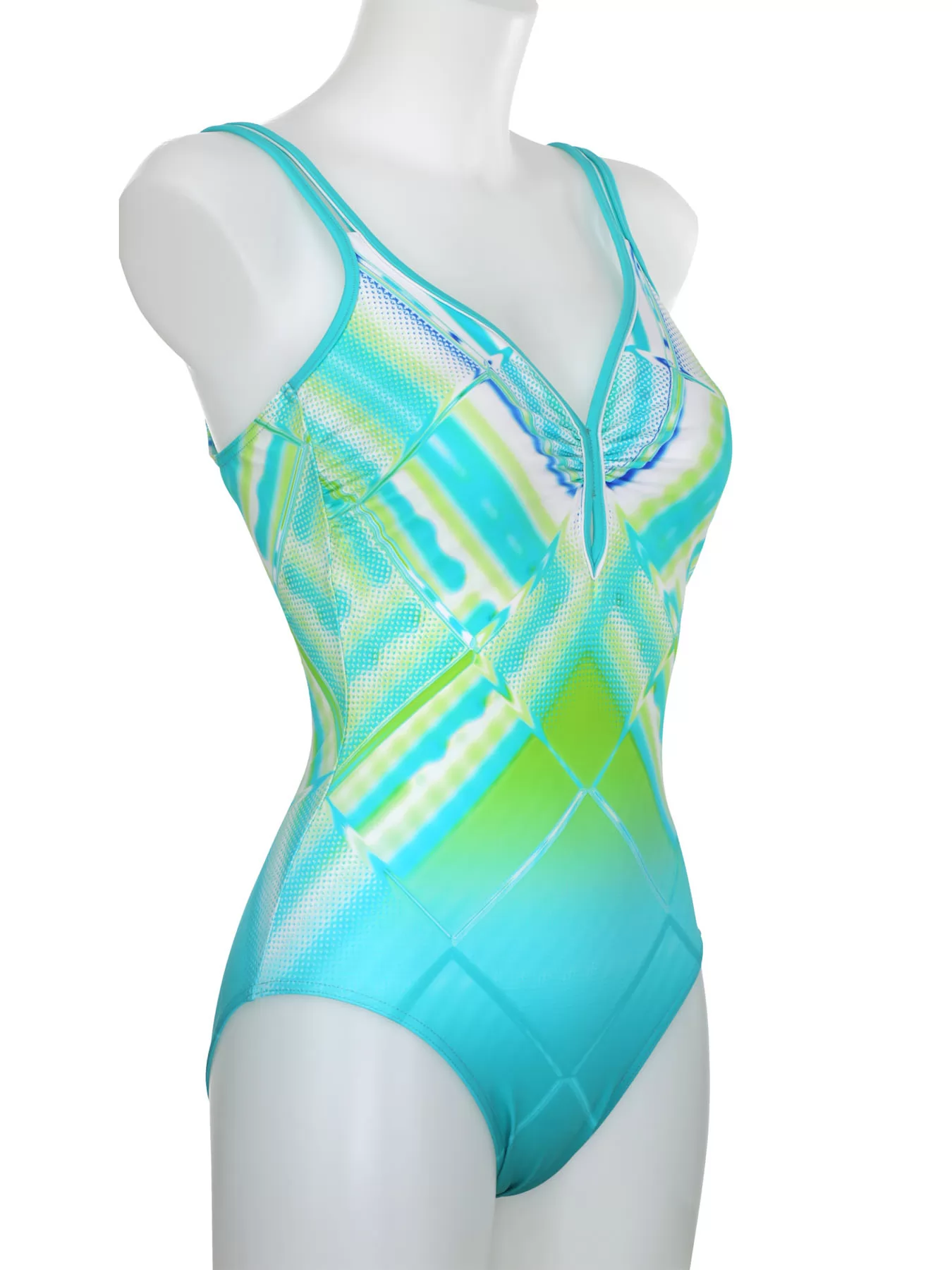 Niebieski, zielony Kostium kąpielowy Sunflair 22039 - zdjęcie 4