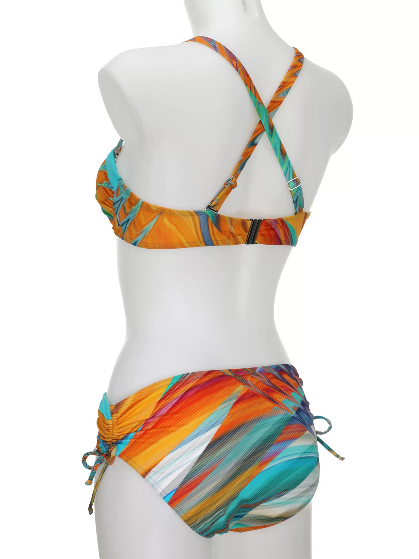 Niebieski, wielobarwny Kostium kąpielowy Sunflair 21070 - zdjęcie 3