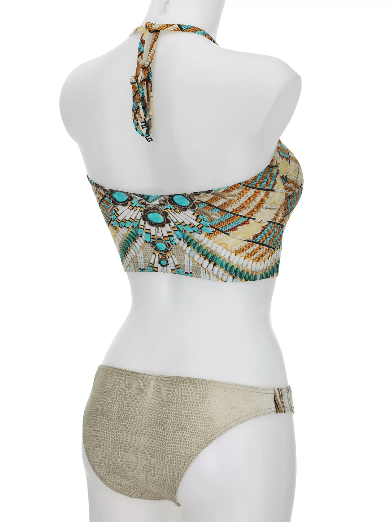 Beżowy, wielobarwny Kostium kąpielowy Sunflair 71033 - zdjęcie 5