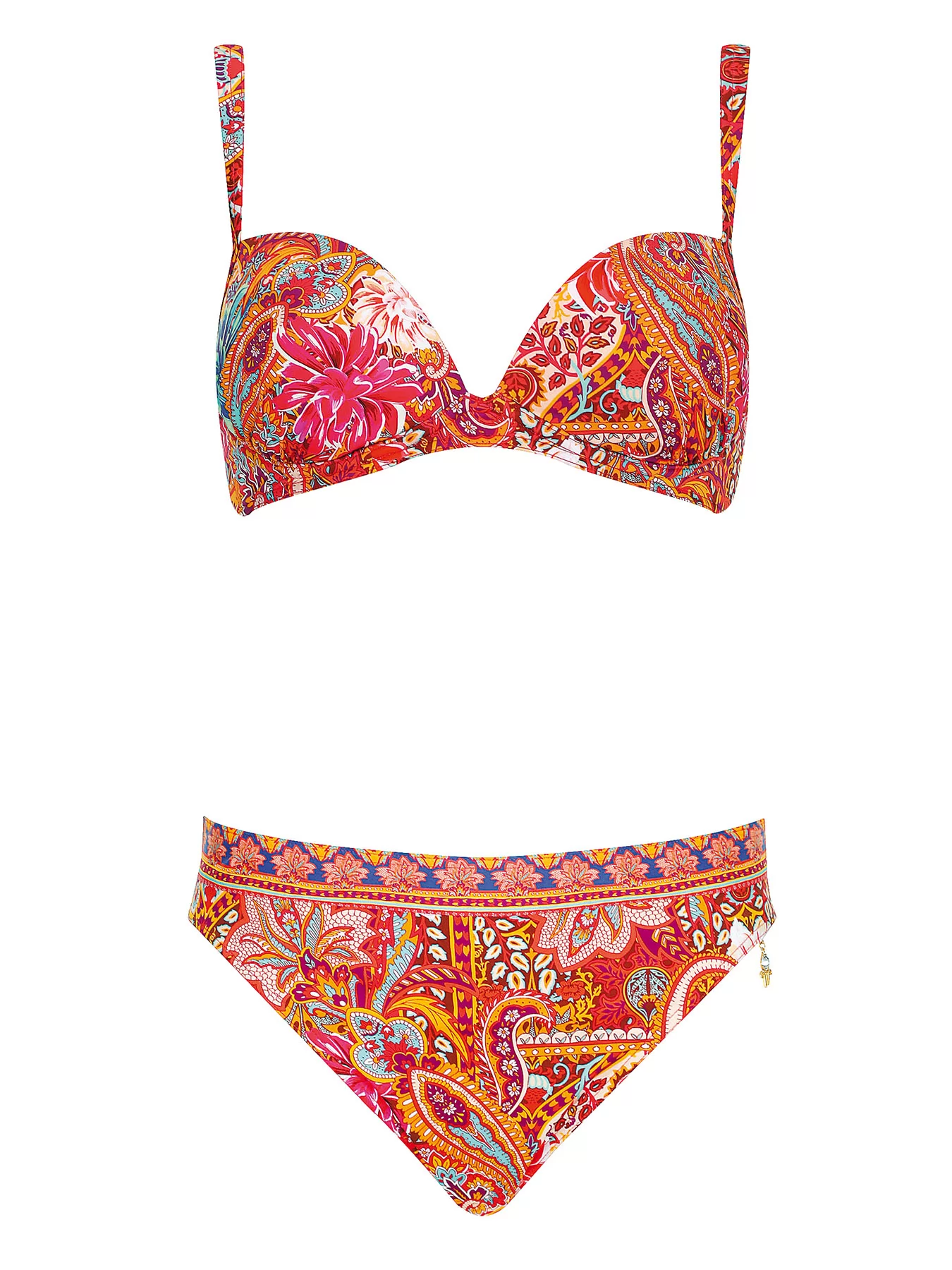 Czerwony, wielobarwny Kostium kąpielowy Opera 61021 - zdjęcie 1