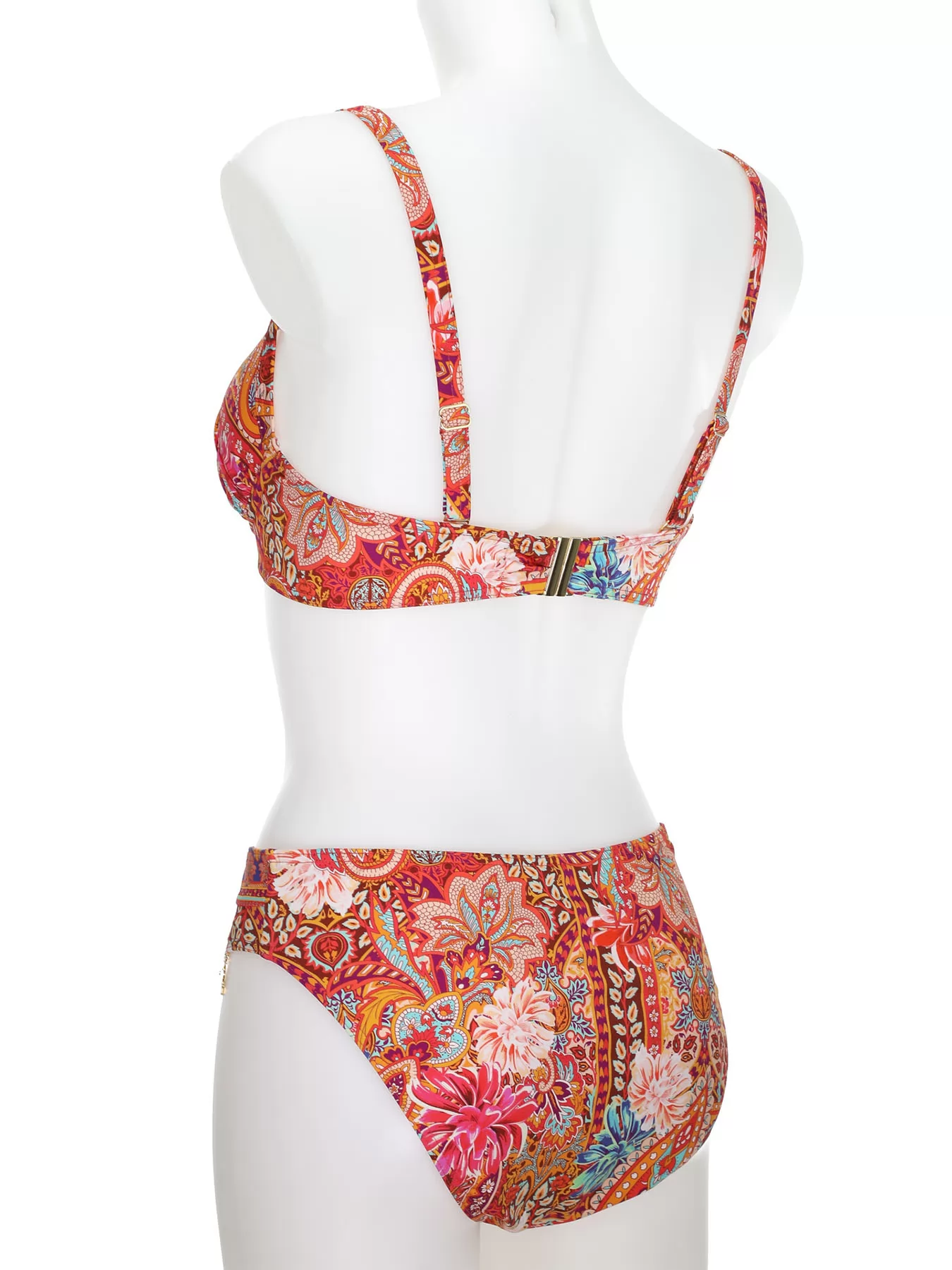 Czerwony, wielobarwny Kostium kąpielowy Opera 61021 - zdjęcie 4