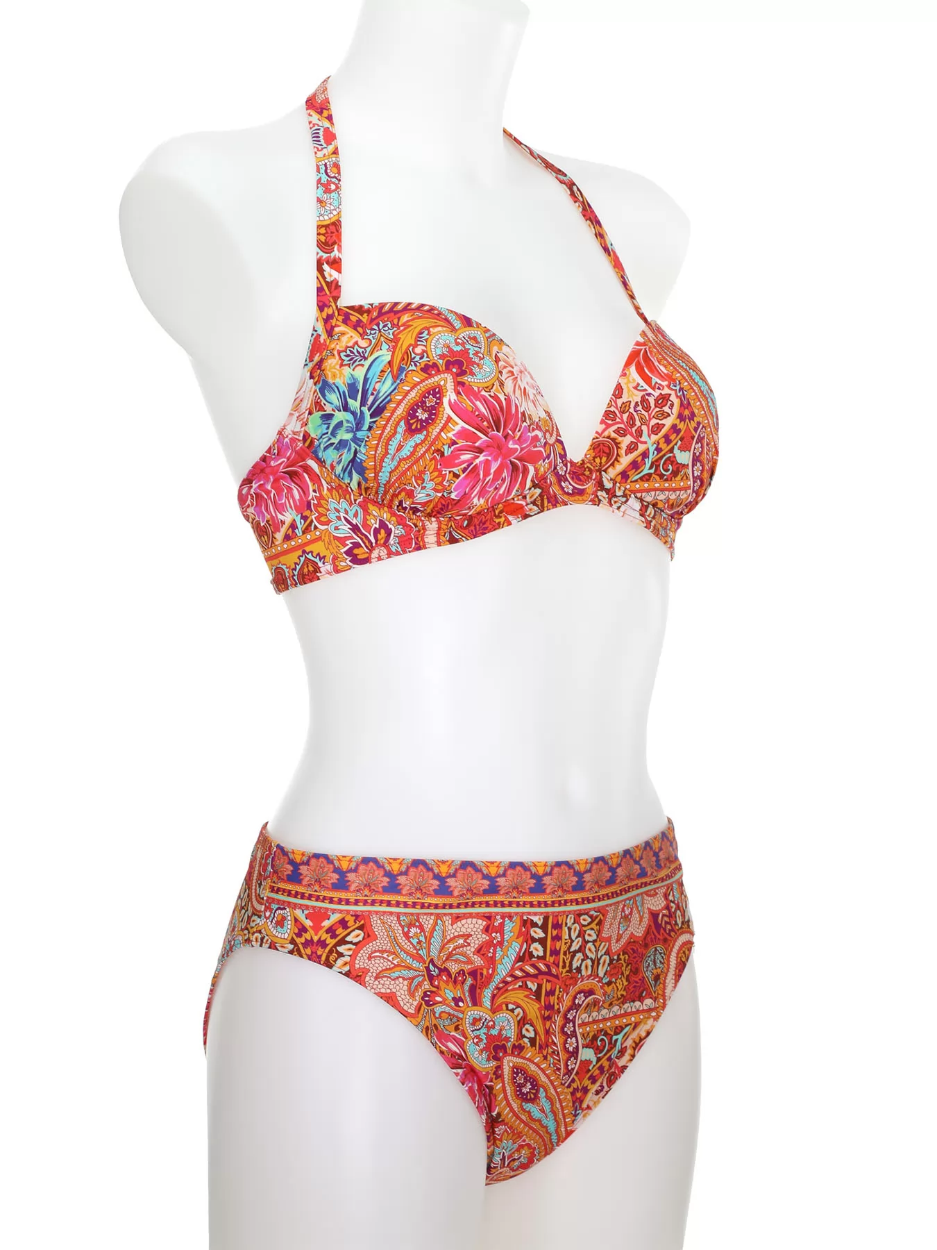 Czerwony, wielobarwny Kostium kąpielowy Opera 61021 - zdjęcie 6