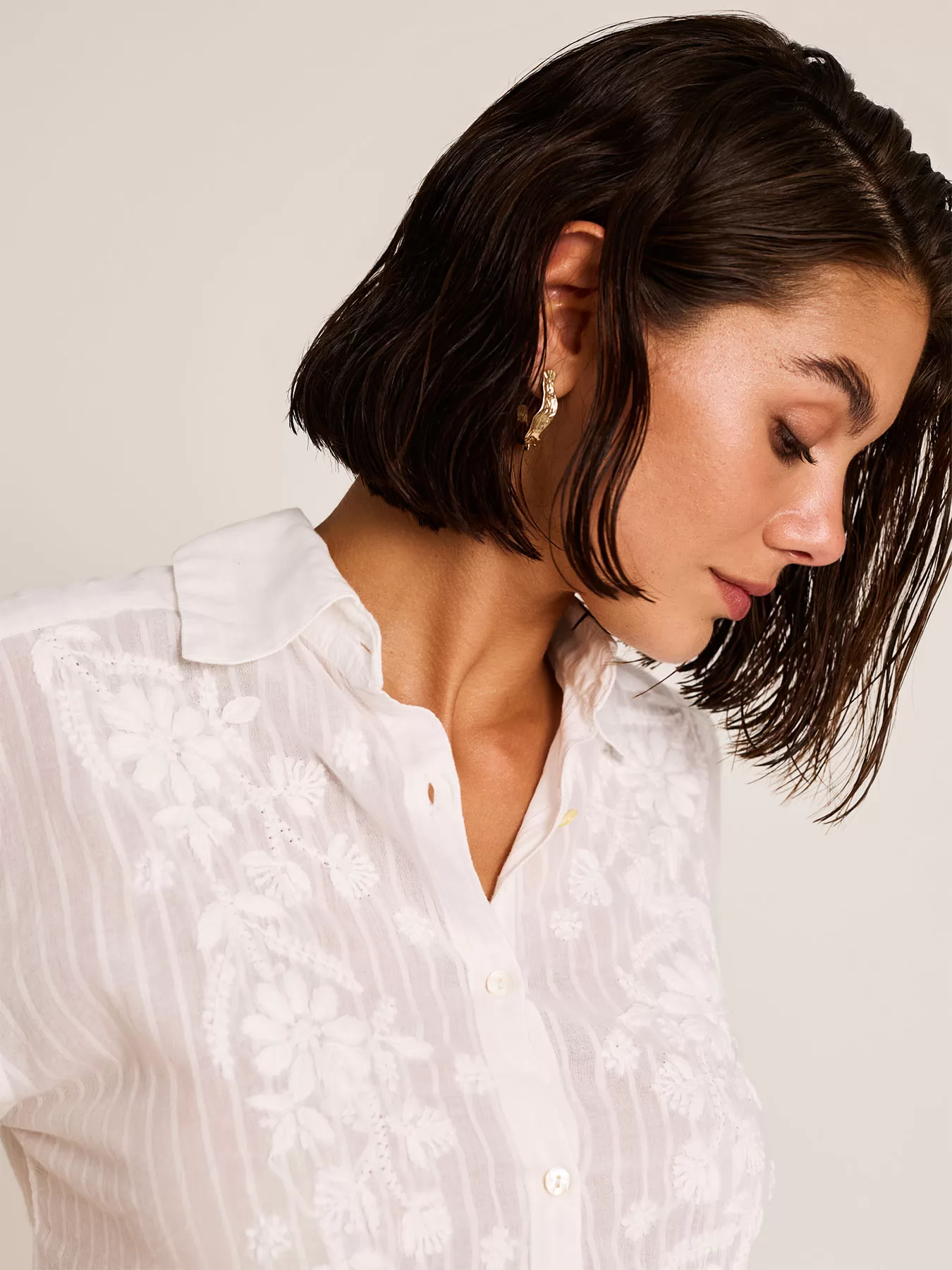 Biały Komplet plażowy Selmark BC276 - zdjęcie 3